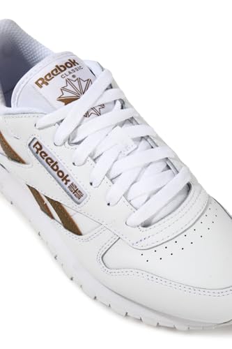 Image of Reebok Women's Classic Leather Trainers, White Trebro Ftwwht, 8.5 US