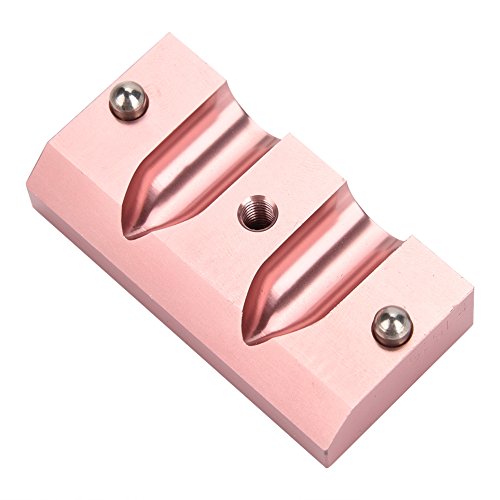 Selbstgemachter Lippenstift-Mold und Lippenbalsam-Formensatz, 2-in-1 Aluminium-Kit in Roségold mit 2 Löchern für Homemade Kosmetikherstellung