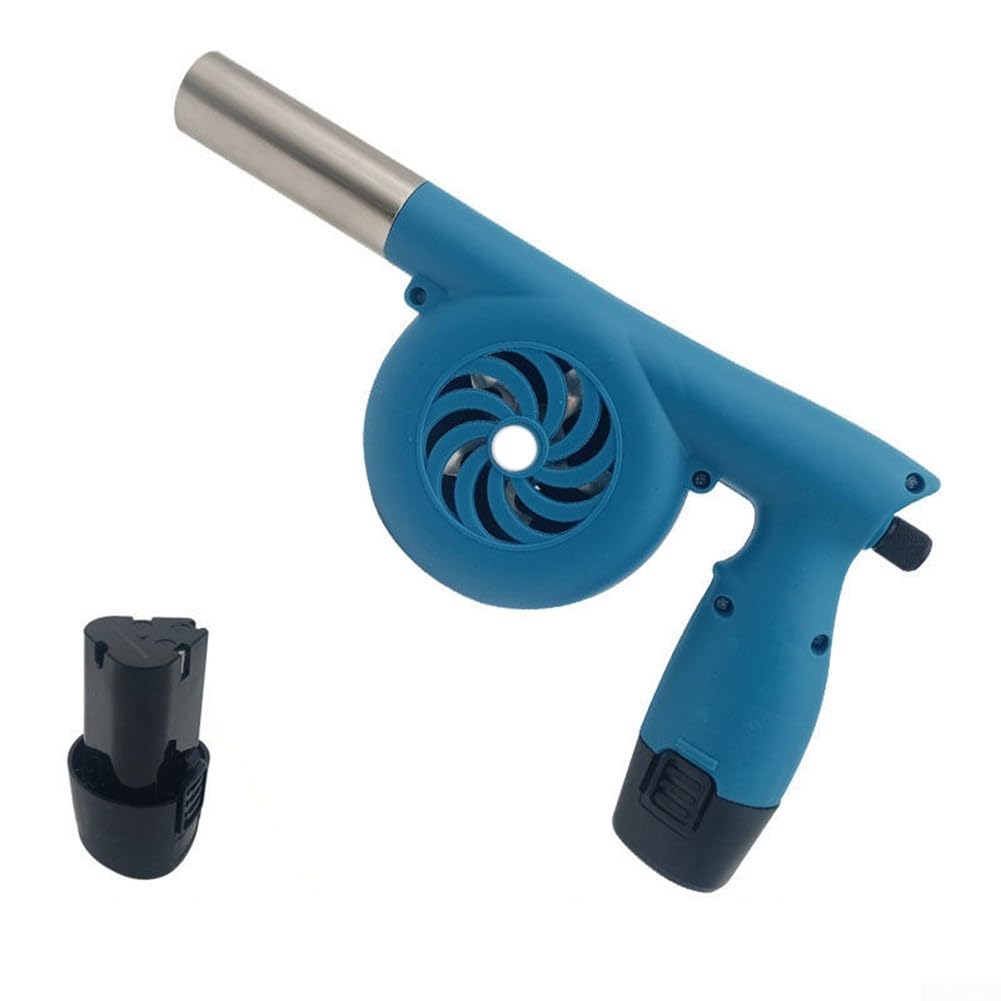 Soffiatore elettrico per esterni, per barbecue, design ergonomico e portatile per una facile manipolazione