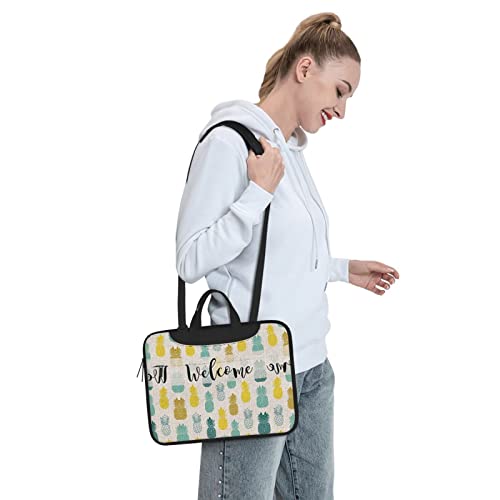 Bolso maletín para laptop unisex negro 13 pulgadas miniatura 7