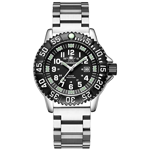 Montre pour homme ADDIESDIVE avec lunette rotative lumineuse pour le plein air
