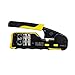 Klein Tools VDV226-110 Wire Crimper / Wire Cutter / Wire Stripper Pass-Thru Modular All-in-One Tool for Video, Telecom, Datacom and more