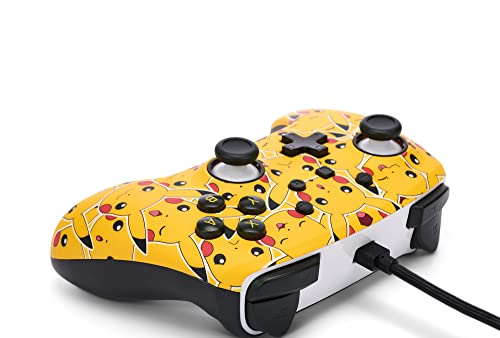 Powera Enhanced Wired Controller For Nintendo Switch - Pikachu Moods, Gamepad, Game Controller, Wired Controller, Officially Licensed #TOP5