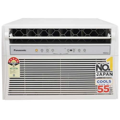 Image of Panasonic 1.5 Ton 5 Star Inverter Window AC (Copper Condenser, PM 0.1 Filter, Eco Mode, Powerful Mode, CW-XN185BGT, White)