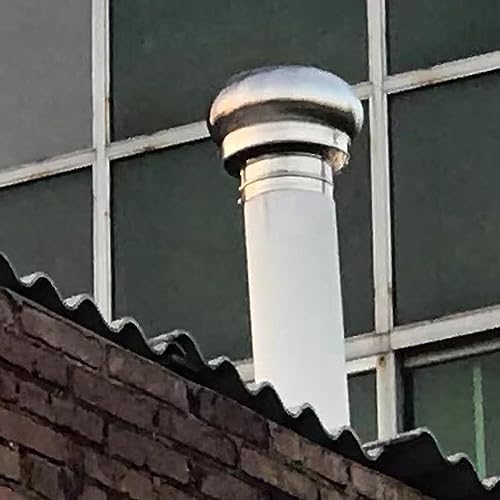 Campana extractora giratoria de 200 mm impermeable con salida para secadora 7
