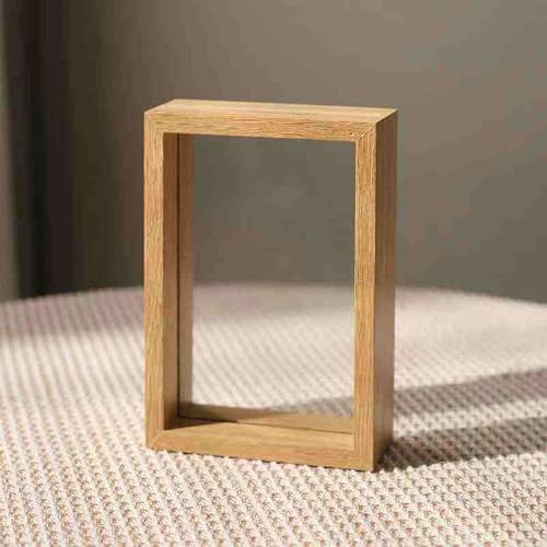 Cornice portafoto flottante in vetro, multicolore, per immagini A4, espositore per poster, varie dimensioni (20 x 25 cm), perfetta per decorare la casa o regali