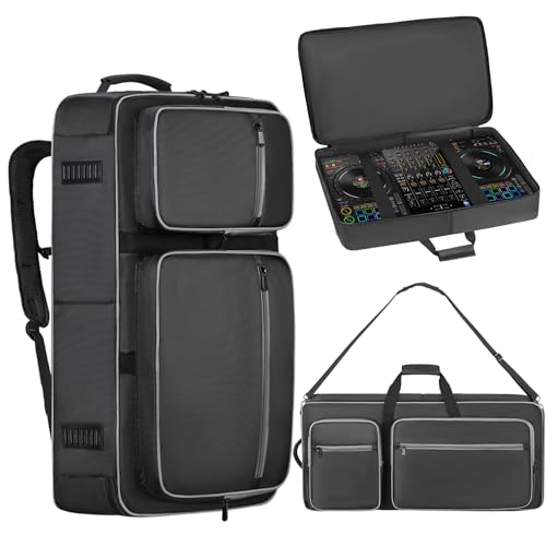 Aljikz DJ Controller Case Compatible with DDJ FLX4/400/REV1, Numark Mixtrack Platinum FX/Pro...