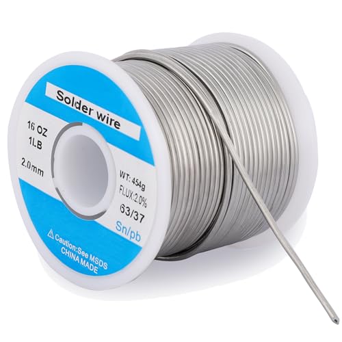 Cable de soldadura de estaño 63/37 de 2 mm para arreglar conexiones eléctricas sin fallos 2
