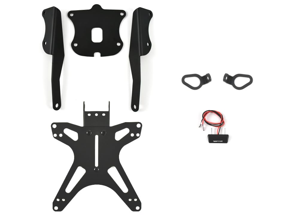 PORTATARGA SPORTIVO REGOLABILE per YAMAHA MT-09 2021-2023 per frecce originali | SEPTAR