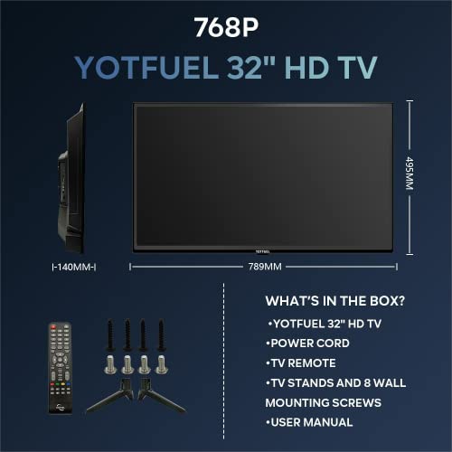 YOTFUEL-32-Inch-HD-Small-TV-with-Built-in-HDMI-USB-VGAOptical-and-RF-32-LED-TV YOTFUEL-32-Inch-HD-Small-TV-with-Built-in-HDMI-USB-VGAOptical-and-RF-32-LED-TV