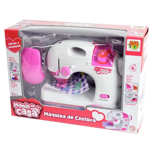 Brinquedo Máquina de Costura Infantil Mania de Casa DM Toys