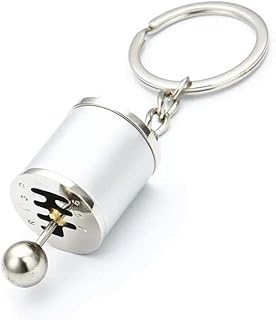 AUGEN Premium Gear Silver Transmission Fidget Gear Keychain Ring Creative Auto Part Model Six-Speed Manual Gear Box Stainless Steel Keychain Metal (Pack Of 1)-picture-35