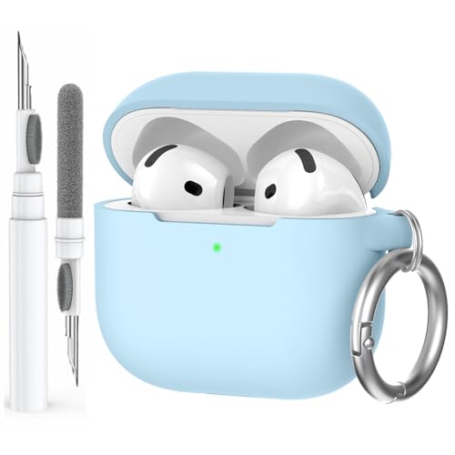 AhaStyle AirPods 4 Custodia Cover (2024) con Kit di Pulizia Morbido Silicone AirPods 4a Generazione Custodia Cover Skin per Apple AirPods 4 Supporto Custodia di ricarica USB-C e ricarica Wireless AhaStyle AirPods 4 Custodia Cover (2024) con Kit di Pulizia Morbido Silicone AirPods 4a Generazione Custodia Cover Skin per Apple AirPods 4 Supporto Custodia di ricarica USB-C e ricarica Wireless