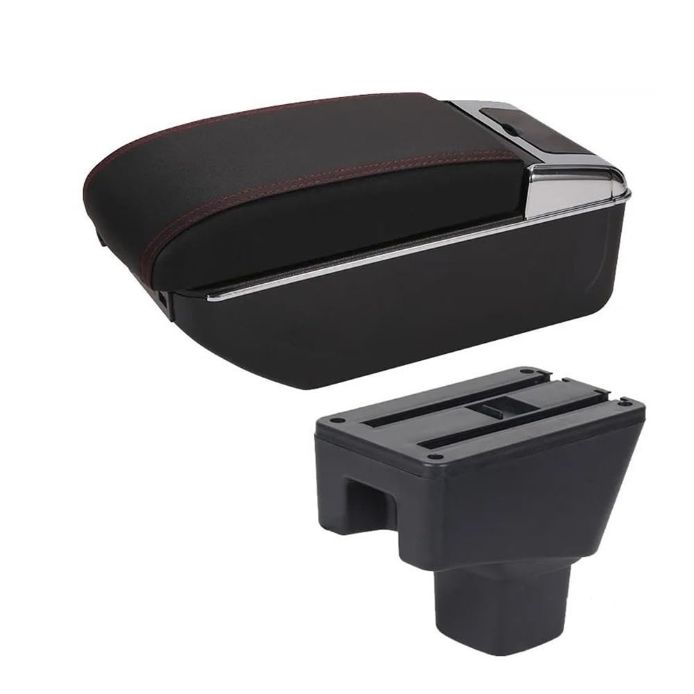 Aierdeyp B1 Black Red 7Usb Car Armrest Box For Suzuki For Sx4 Car Armrest Box