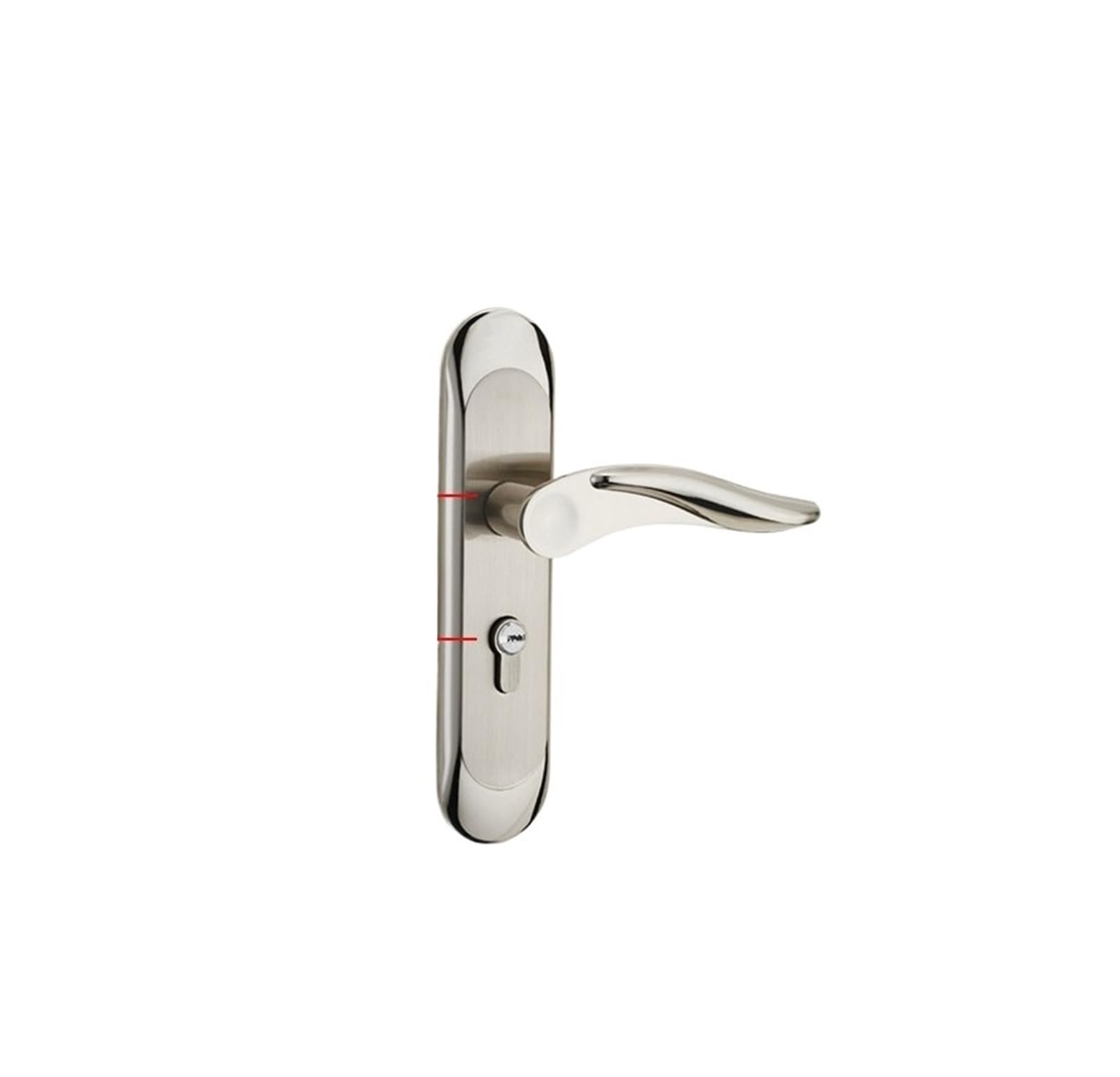 Serrure de porte sans perçage pour réparer une ancienne poignée en bois