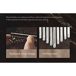 Mini Doigt Kalimba Pouce Piano Kalimba 17/21 Touches Noir Noyer Frisé Clavier Graphique Pouce Piano Instrument de… - Les Beatles, Paul McCartney, John Lennon, RIngo Starr, George Harrison Mini Doigt Kalimba Pouce Piano Kalimba 17/21 Touches Noir Noyer Frisé Clavier Graphique Pouce Piano Instrument de… – Image 5