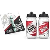 KOM Cycling Tire Repair Tool (Celeste) + 2X Ride More Water Bottles