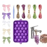 Molde de Jabón de Uva - Molde Artesanal de Alimenticio con Cuerda de Yute,Set para Elaboración de Jabones Artesanales | para Regalo en Día de la Madre, Día del Profesor, Cumpleaños