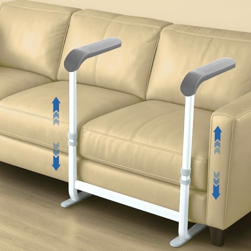 Couch Stand Assist Aid for Elderly - Chair Lift Assist Devices for Senior Sit to Stand 6 Level Adjustment Couch Rails for Adults Disabled Pregnancy Safety Mobility Assistance Handle
