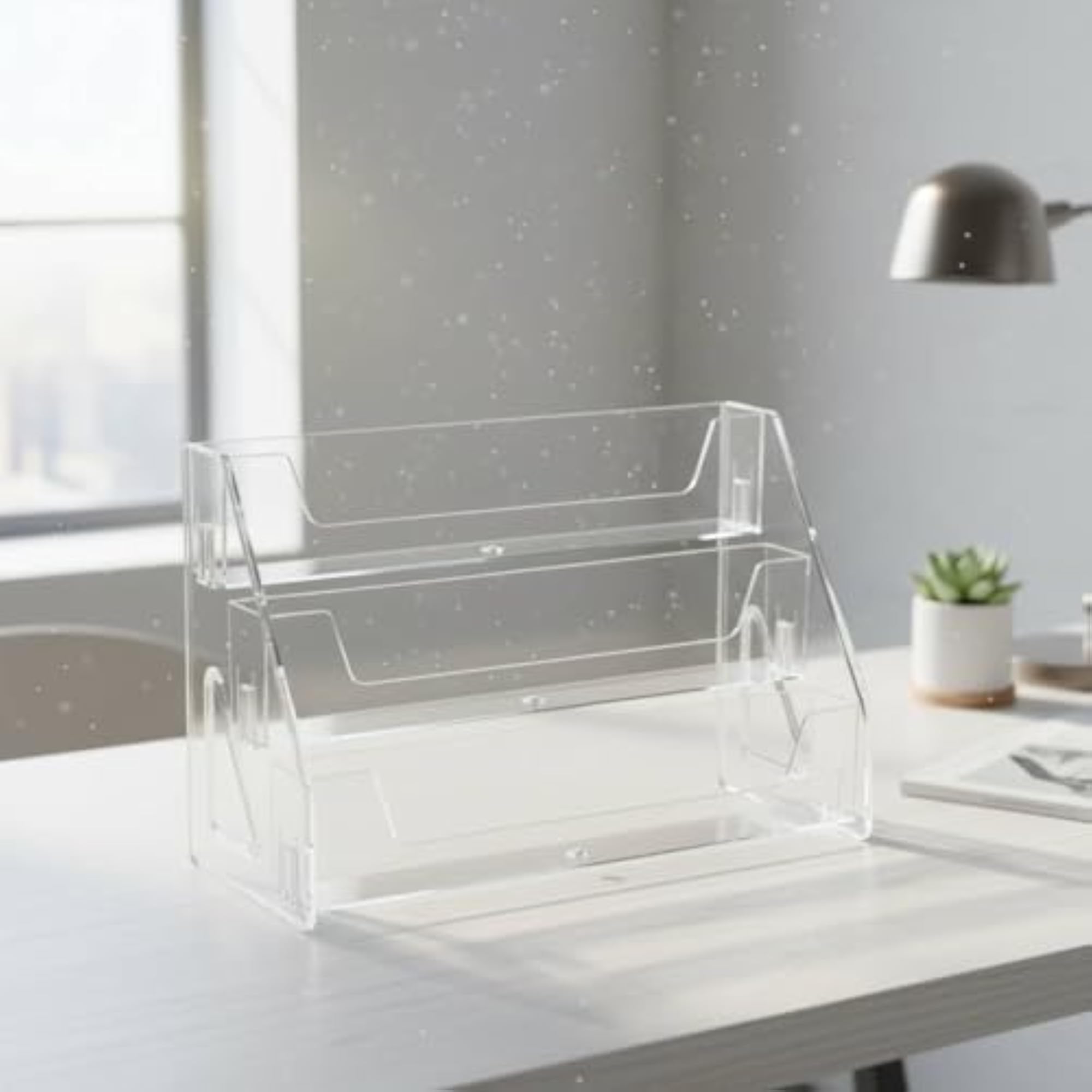 Transparent Stepped Display Stand, Easy to View Organizer