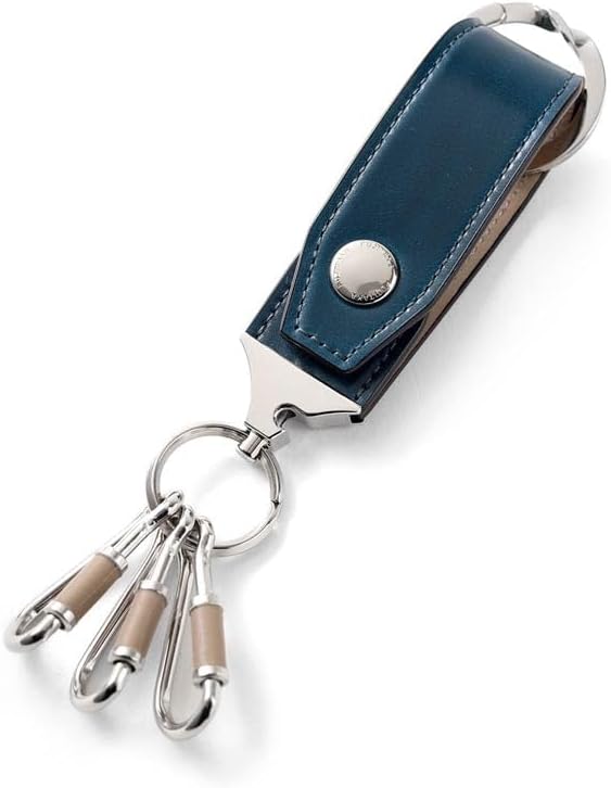 [FUJITAKA] フォールII コードバン 3連キーホルダー, 日本製 メンズ レザー, No.614611