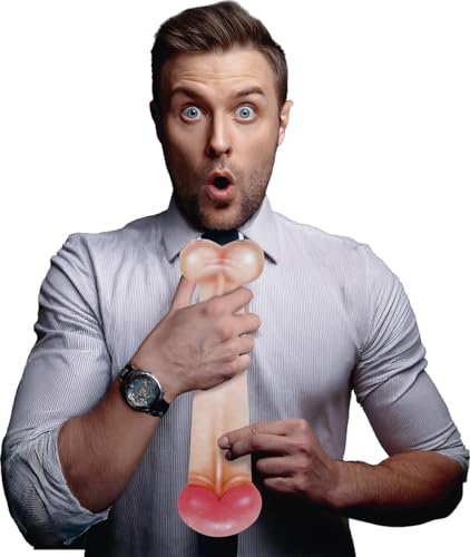 FIESTAS GUIRCA | Penis-Krawatte Mehrfarbig (40 cm) - Erotisches Accessoire für Junggesellenabschiede, Erwachsenenpartys und lustige Feiern - Ideal...