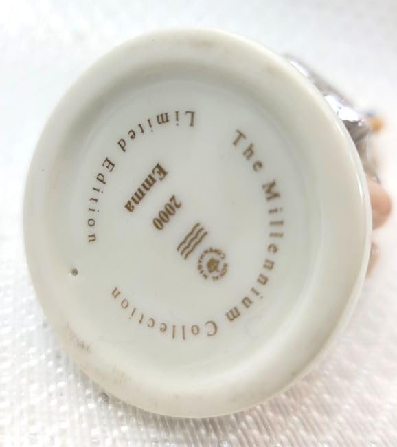 ロイヤルコペンハーゲン 2000年 エマ 少女 テディベア フィギュ