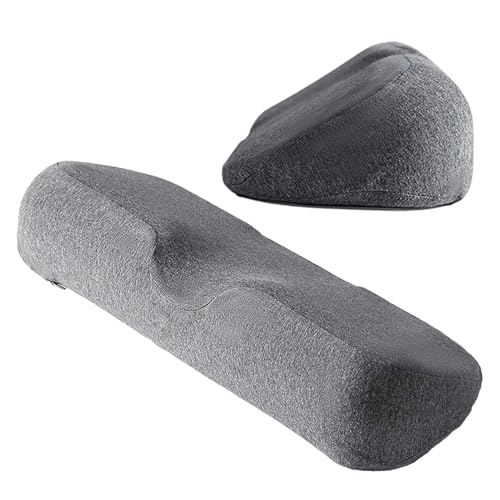 Almohada cervical | Memoria suave | Almohada de apoyo cervical viscoelástica | Funda suave transpirable para mujeres, soporte para la cabeza y el cuello, alineación, alivio para la relajación para la