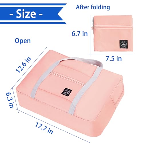 Travel Bag 20 Packes Carry on Luggage Foldable Duffel Bags Sports Gym Bag Weekender Overnight Bags Water Resistant Nylon Travel Duffel for Men Women (5 Colors)2