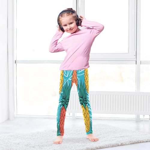 Bolaz Toddler Girls Leggings Printed Yoga Pants Leggings Pineapple Four for Kids4