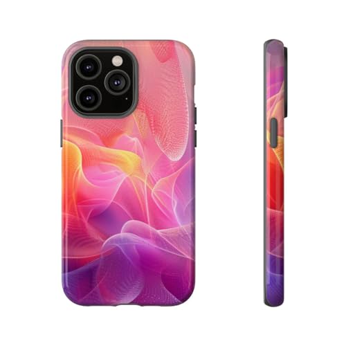 Coque iPhone 14 Pro Max design abstrait violet pour sublimer vos looks