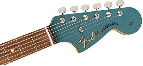 Fender Vintera ’60s Jaguar Touche Pau Ferro Turquoise océan - Les Beatles, Paul McCartney, John Lennon, RIngo Starr, George Harrison Fender Vintera '60s Jaguar Touche Pau Ferro Turquoise océan – Image 6