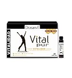 DRASANVI VITALPUR VITALIDAD - Jalea Real + Germen de Trigo + Levadura de Cerveza - Rico en nutrientes, vitaminas, minerales y ácidos grasos - 20 viales x 15ml