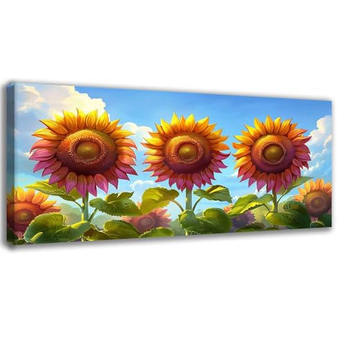 Diamond painting tournesol 90x180cm avec kit complet de broderie strass 5D