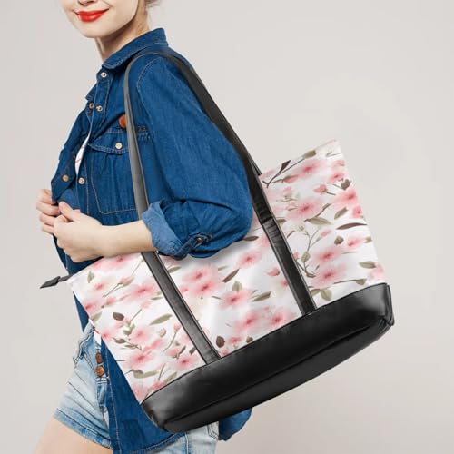 Tote Bag for Women with Zipper, Laptop Tote Bags Laptop Sleeve Case Shoulder Bag Messenger Bags2
