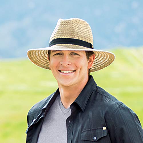 Wallaroo Hat Company – Men’s Palmer Fedora – Upf 30+ Sun Protection, Wide Brim, Packable Design And Adjustable Sizing – Classic Sun-Smart Hat For Summer Adventures And Travel (Large/X-Large, Natural) #TOP1