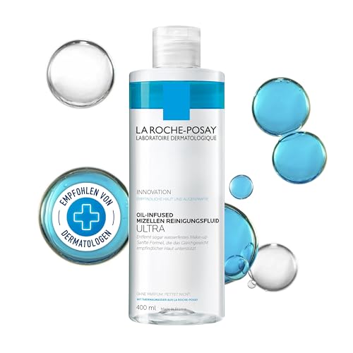 La Roche Posay Ultra Oil-Infused Mizellen-Reinigungsfluid, Gesichtsreinigung für empfindliche Haut, Entfernt wasserfestes Make-up… – Ansicht 1