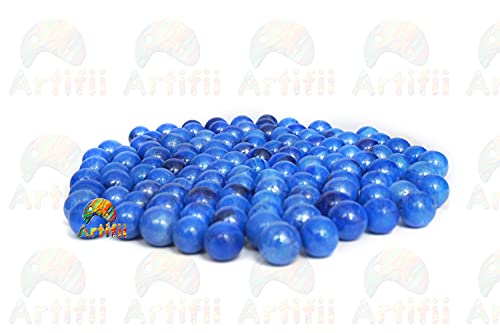 Image of Decorative Glass Marble Kanche Pebbles for Decoration & Kids Playing Kanche /goli Glass Marbles(Blue 950 Gram)