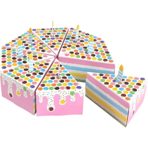 Dianzan Cajas Triangulares para Tartas, 8...