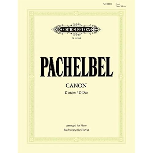 Canon D-Dur (Bearbeitung für Klavier zu 2 Händen): Partitur für Klavier (Edition Peters)