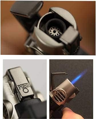 Image of KOFY Aluminium Tin Pioneer Jet Flame Refillable Lighter 1Pc