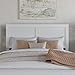 AFI, Canyon Queen Solid Wood Rustic Farmhouse Headboard, White
