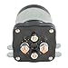 waltyotur 36V 4 Terminal Golf Cart Starter Solenoid Relay Switch 586-117111 20468G1 586-906 Replacement for Club Car DS EZGO Yamaha Electric