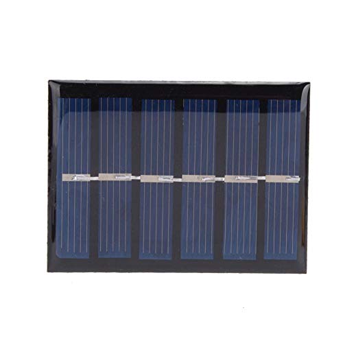 Painel de carregamento de energia solar portátil DIY Placa de epóxi solar de polissilício 3V 100MA 6