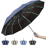 JFH ProLegacy Paraguas Plegable Antiviento de Alta Resistencia – Estructura Reforzada con 60 Varillas de Fibra de Vidrio, Protección UV 50+, Compacto, Impermeable y Duradero para Viaje o Uso Diario