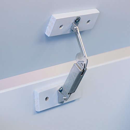 Homestyle4u Spielzeugkiste Schmetterling Spielzeugtruhe, 60x35x38cm - 8