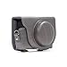 Produktbild MegaGear MG680 Sony Cyber-shot DSC-RX100 VI, DSC-RX100 V, DSC-RX100 IV, DSC-RX100 III Ever Ready Leder Kameratasche mit Trageriemen - Grau