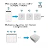 WiFi Smart Light Switch Compatible With Alexa/Google Home, APP Remote/Voice Control, DIY Mode, Timer Function, LAN Control, No Hub Required, 2 Way 16A (2 Pack)