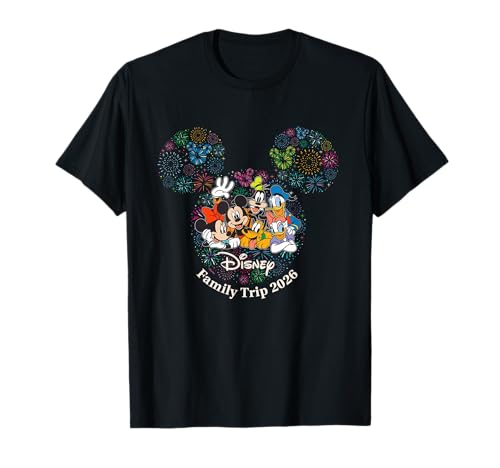 Disney Mickey & Friends Fireworks Vacation Family Trip 2024 T-Shirt