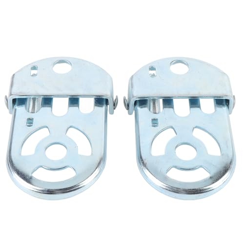 Bike Rear Foot Pegs, Ergonomic Easy to Install Folding Rear Footrests Space Saving Manganese Steel Foot Plates Pedals for Mountain Bikes